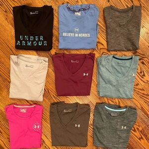 Under Armour Womens Short Sleeve Tees - Size Small Assorted Colors